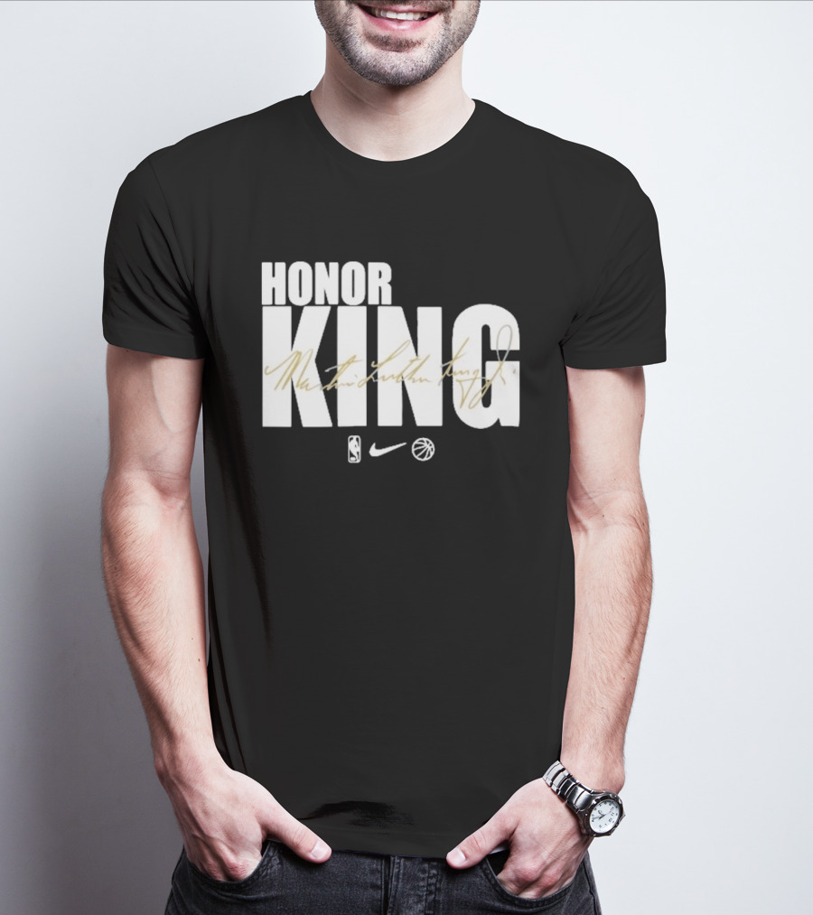 Honor King Martin Luther King Jr LeBron James NBA Nike T-Shirt