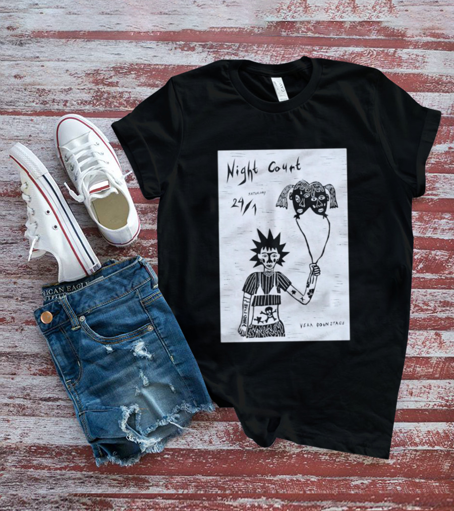 Night Court January 24 Vera Downstage Groningen NL Punk T-Shirt