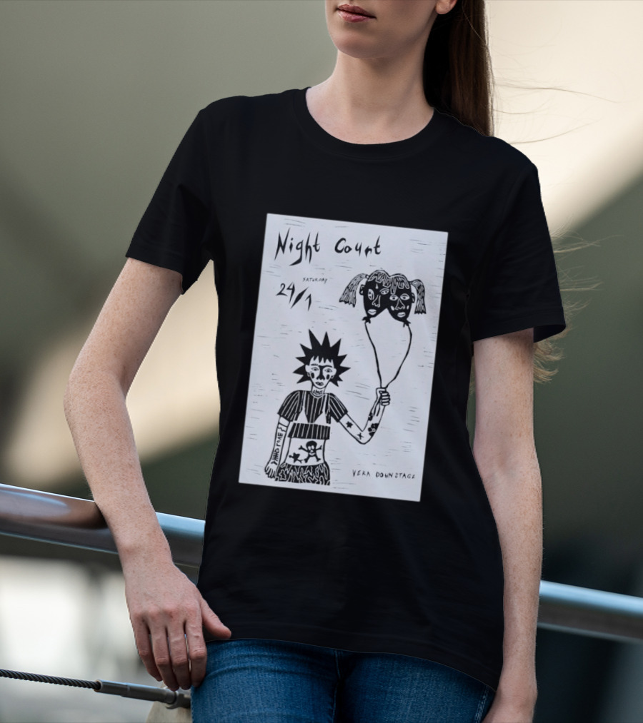 Night Court January 24 Vera Downstage Groningen NL Punk T-Shirt