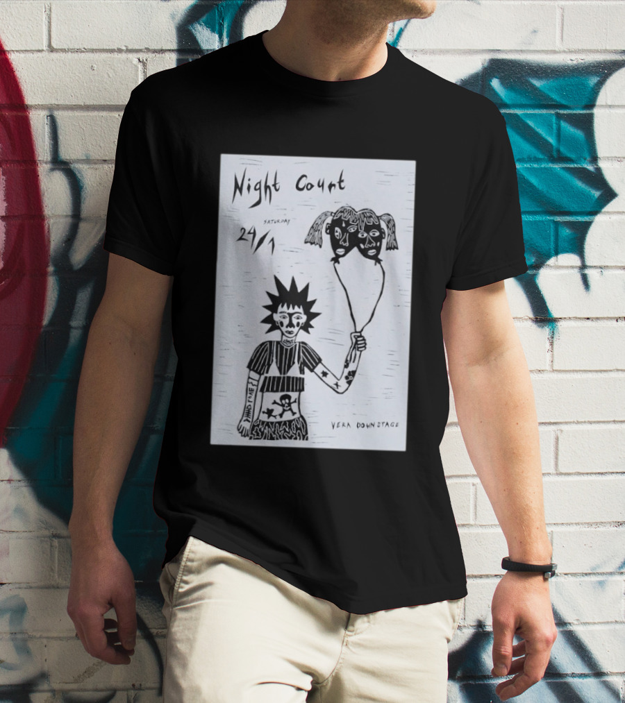 Night Court January 24 Vera Downstage Groningen NL Punk T-Shirt