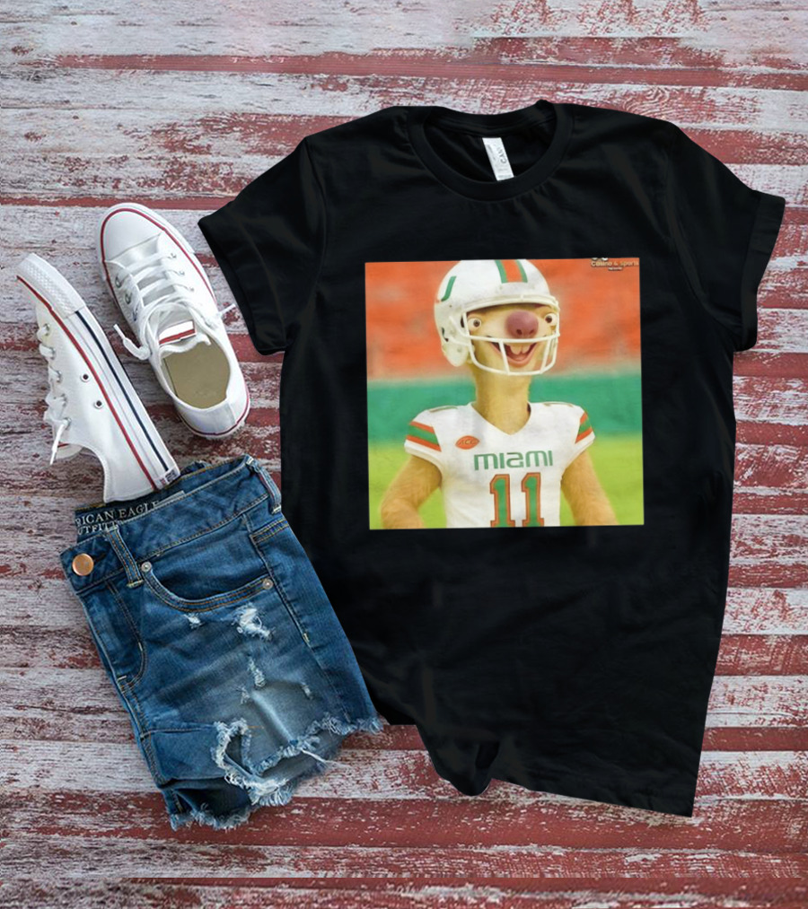 Sid Miami Hurricanes Football Jersey T-Shirt