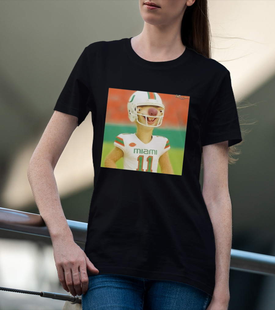 Sid Miami Hurricanes Football Jersey T-Shirt