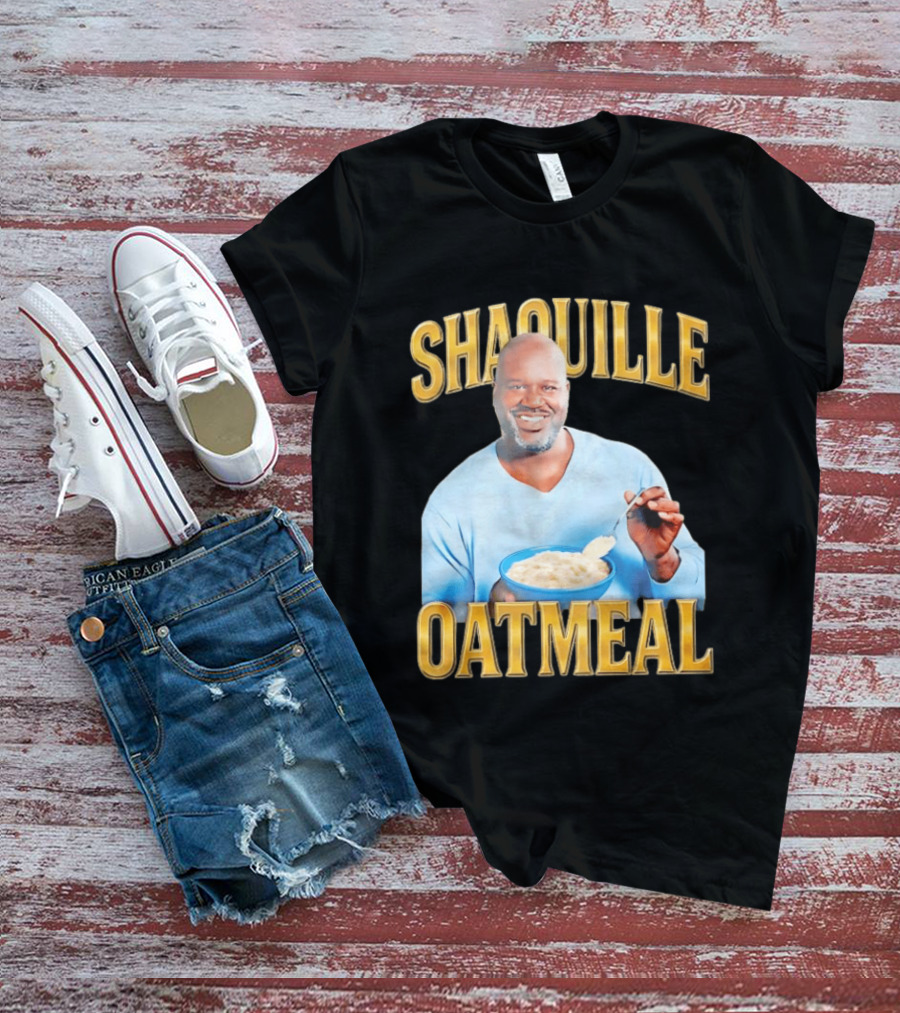 SHAQUILLE OATMEAL Shaq O'Neal Breakfast Cereal Humor T-Shirt