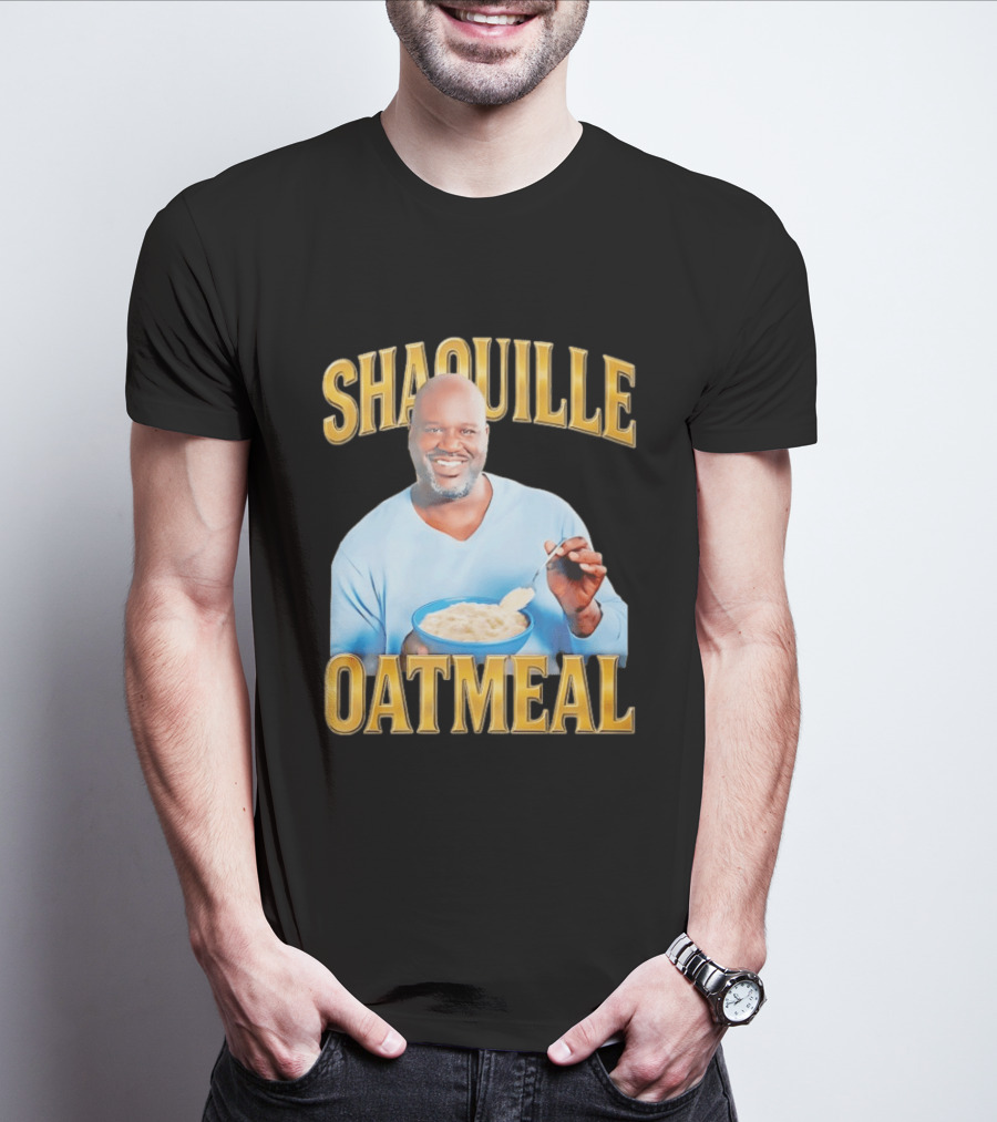 SHAQUILLE OATMEAL Shaq O'Neal Breakfast Cereal Humor T-Shirt