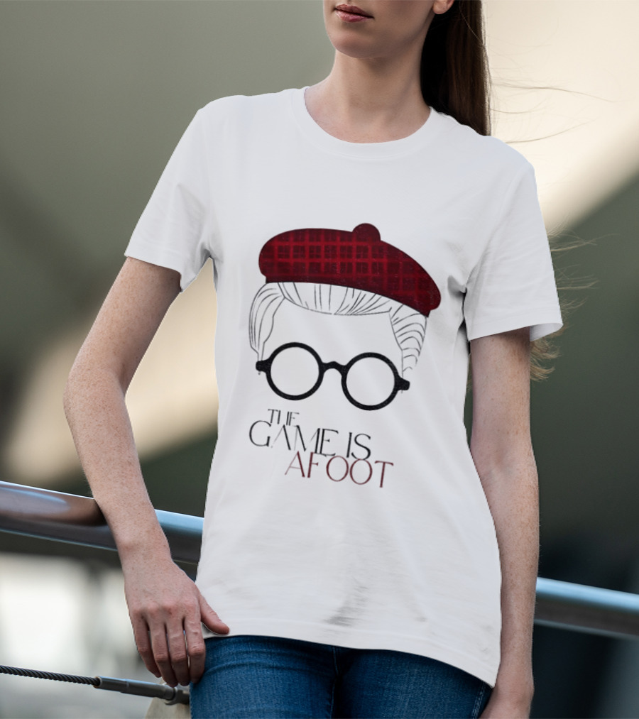Alan Cumming Traitors The Game Is Afoot Red Beret Glasses T-Shirt