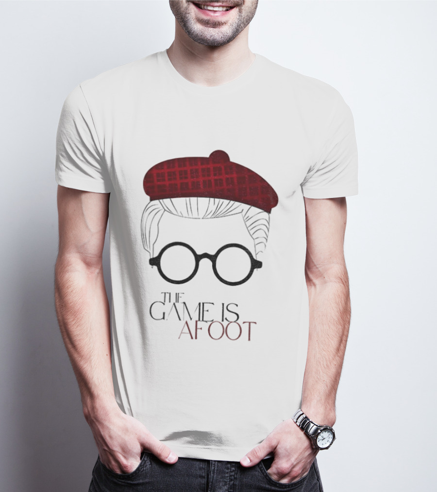 Alan Cumming Traitors The Game Is Afoot Red Beret Glasses T-Shirt