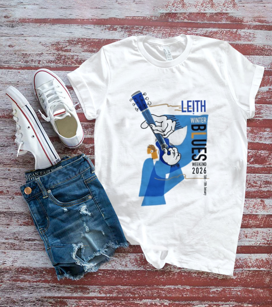 Leith Winter Blues Weekend 2026 Guitar Festival T-Shirt