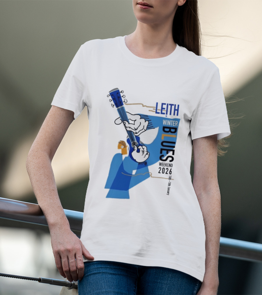 Leith Winter Blues Weekend 2026 Guitar Festival T-Shirt