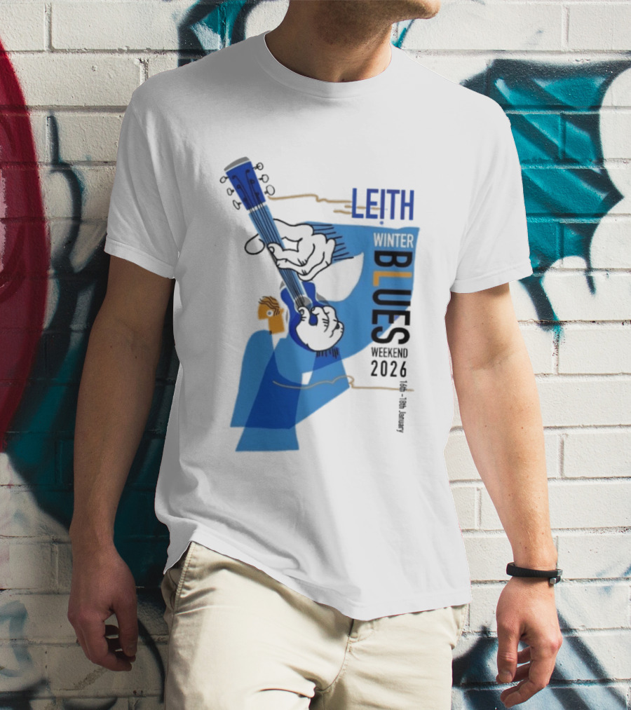 Leith Winter Blues Weekend 2026 Guitar Festival T-Shirt
