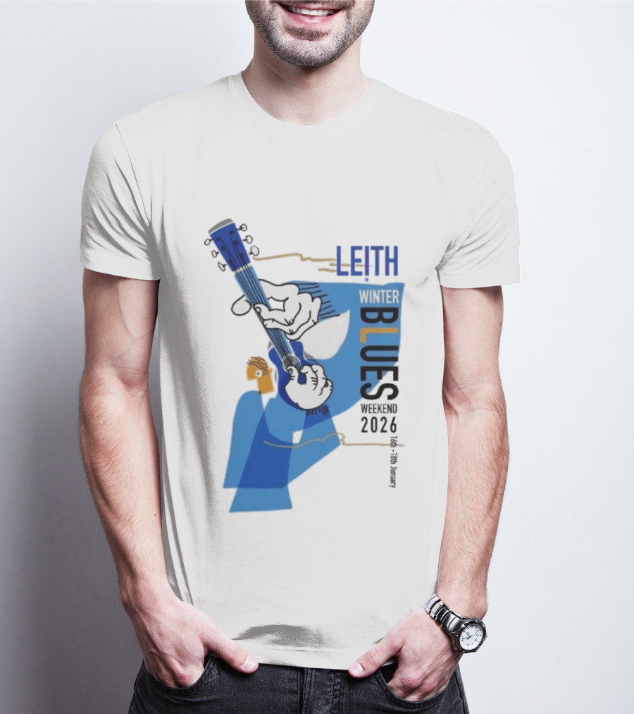 Leith Winter Blues Weekend 2026 Guitar Festival T-Shirt