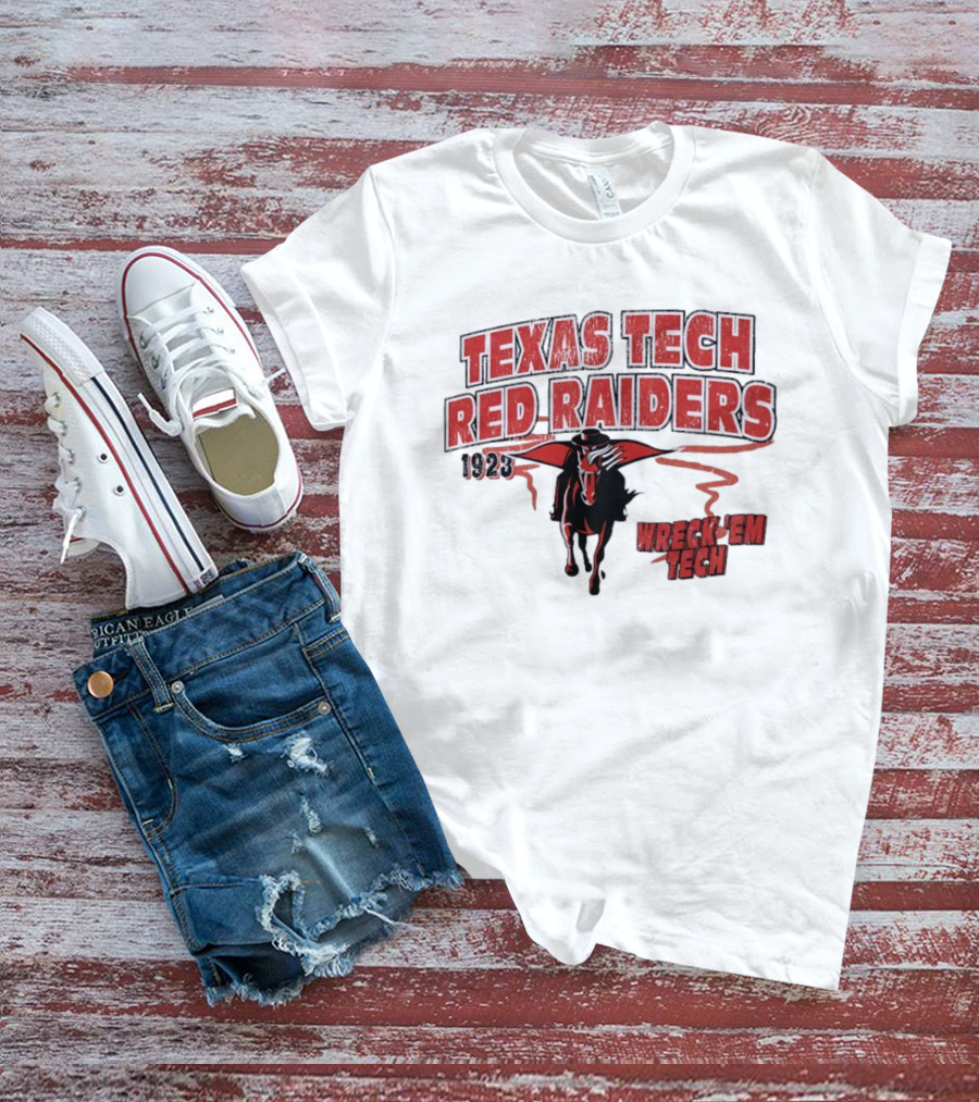 Texas Tech Red Raiders 1923 Wreck 'Em Tech Horse T-Shirt