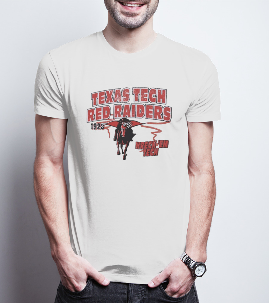 Texas Tech Red Raiders 1923 Wreck 'Em Tech Horse T-Shirt