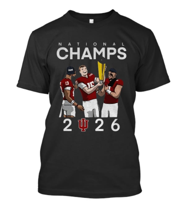 Fernando Mendoza Indiana Hoosiers National Champs Football Game Day 2026 T-Shirt