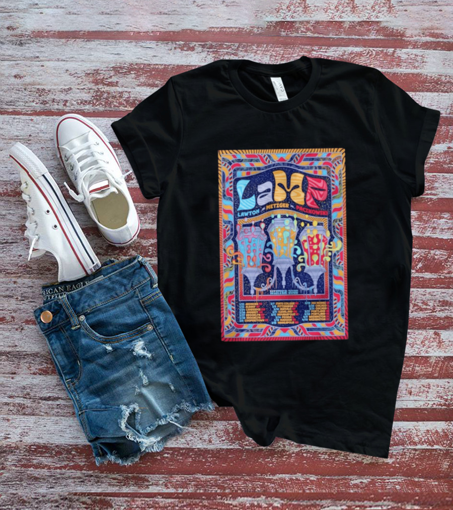 LAMP Lawton Metzger Paczkowski Feb 26 2026 Amherst MA Vibrant Psychedelic T-Shirt
