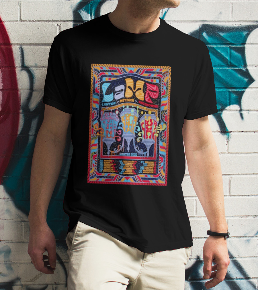 Lamp Winter 2026 Tour Lawton Metzger Paczkowski Cities T-Shirt