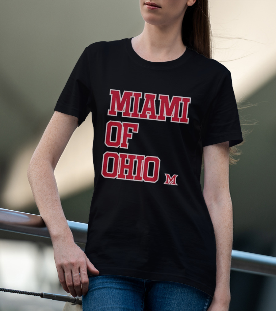 Miami Of Ohio RedHawks Basketball M T-Shirt