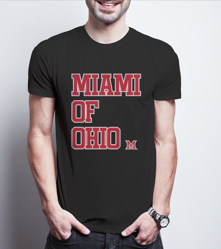 Miami Of Ohio RedHawks Basketball M T-Shirt