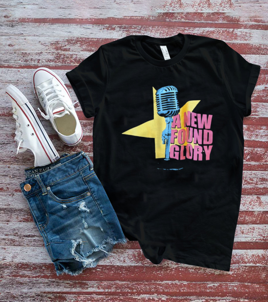 A New Found Glory Vintage Microphone Star T-Shirt