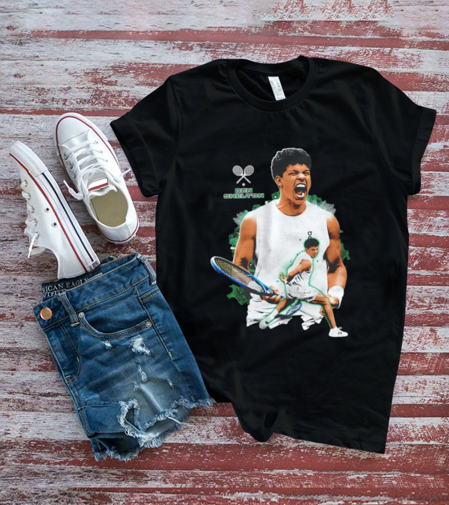Ben Shelton Tennis Aura Athlete T-Shirt