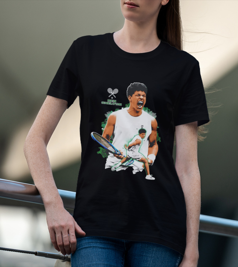 Ben Shelton Tennis Aura Athlete T-Shirt