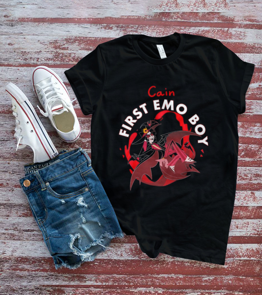 Cain First Emo Boy Hazbin Hotel T-Shirt