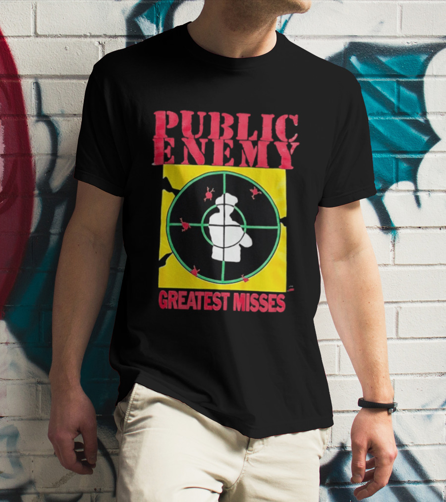 Public Enemy Greatest Misses Target T-Shirt