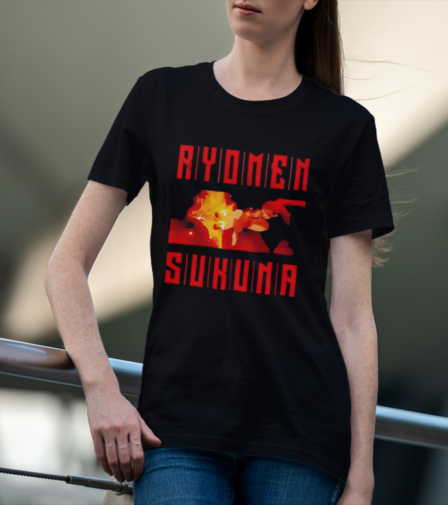 Ryomen Sukuna Jujutsu Kaisen Anime Character Power Display T-Shirt