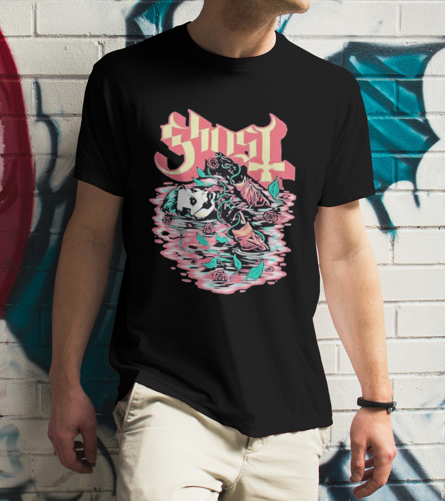 Ghost Band Valentine 2026 Pre Raphaelite Brotherhood Roses And Water T-Shirt