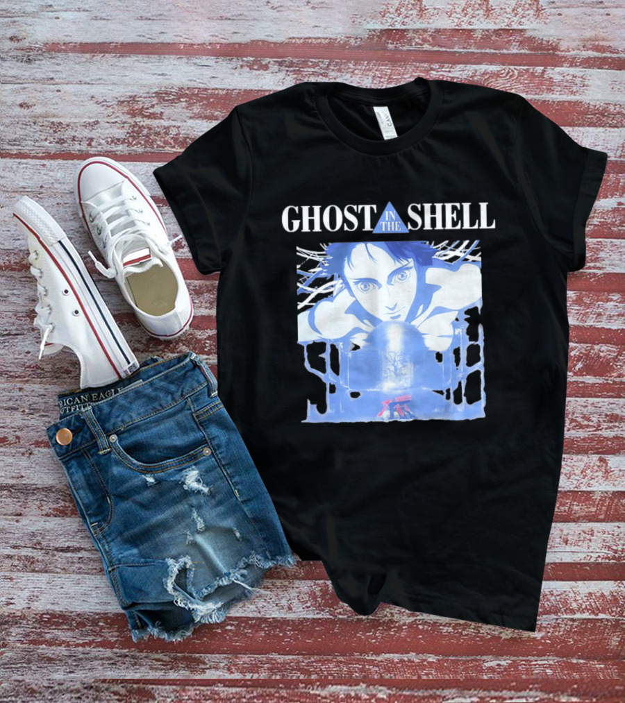 Ghost In The Shell Puppet Master Anime Character And Title T-Shirt