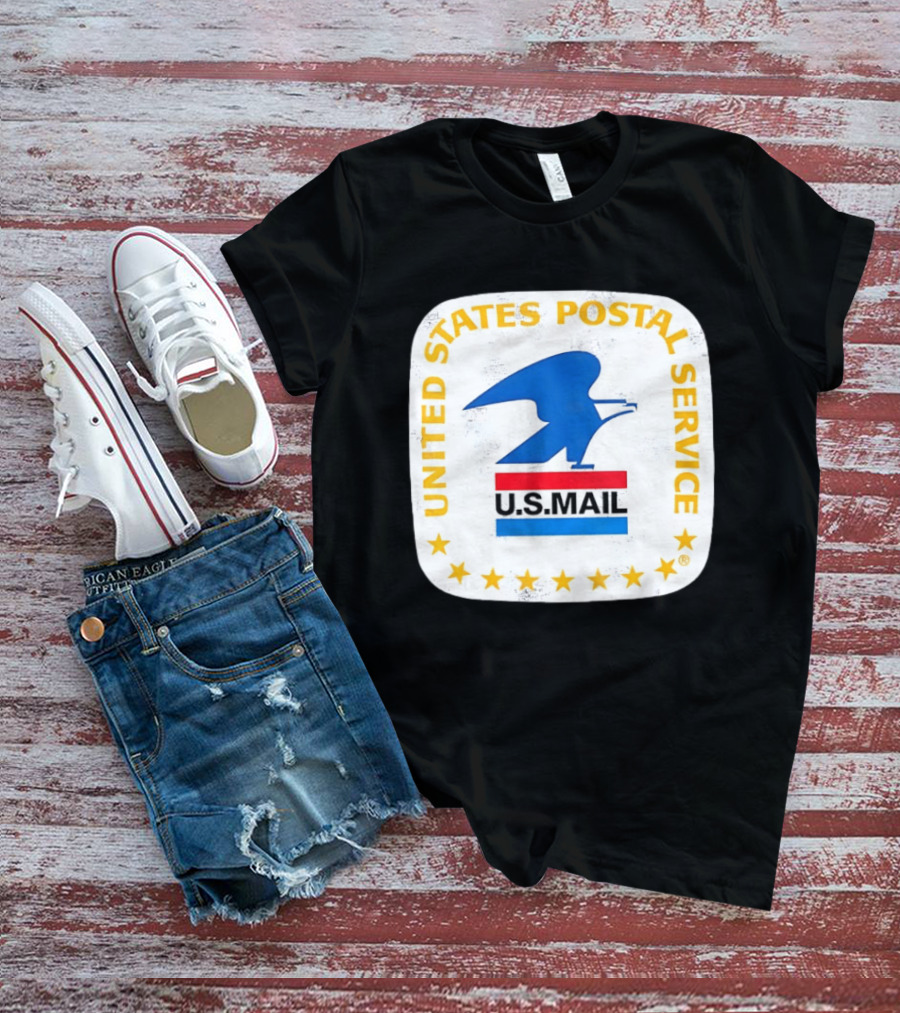 United States Postal Service US Mail Eagle Icon Vintage Look T-Shirt