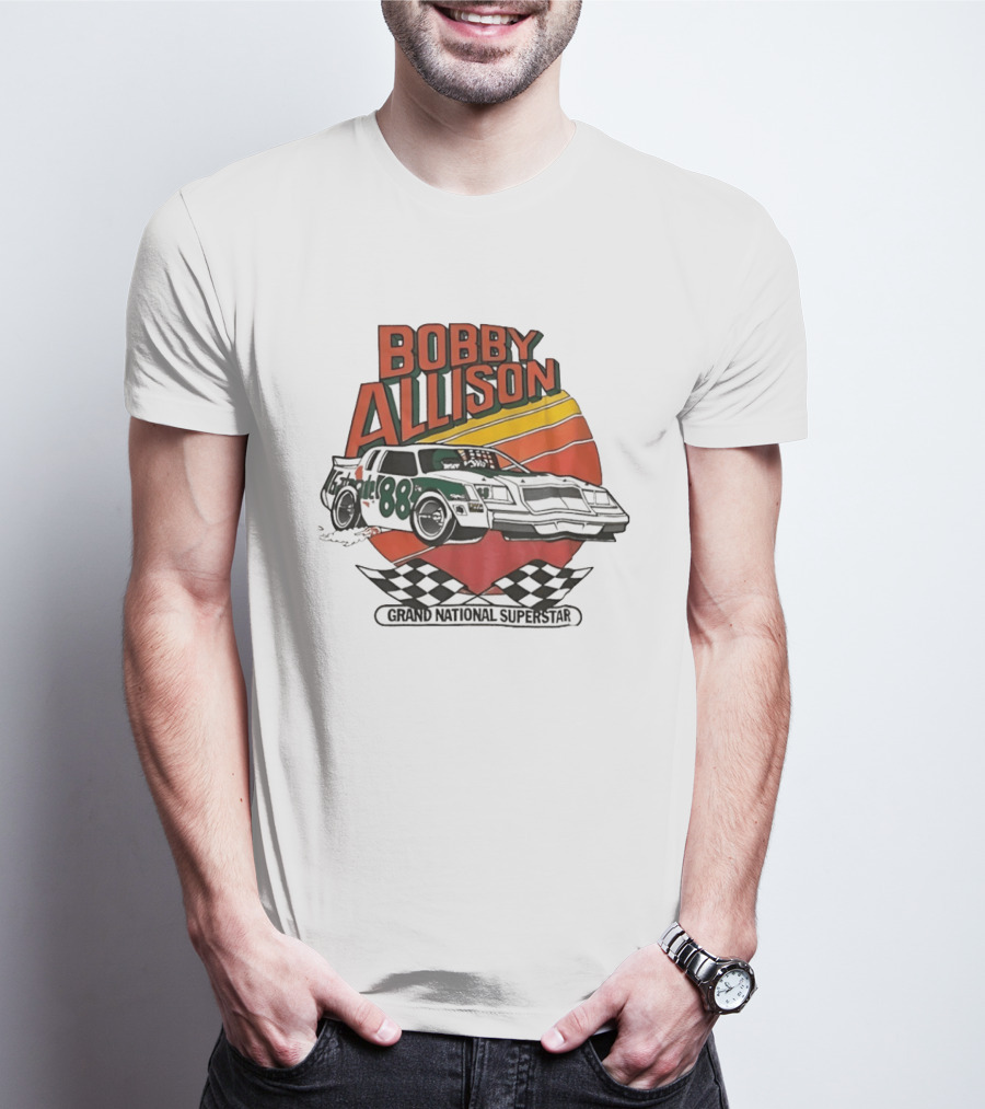 Bobby Allison 88 Racing Legend Grand National Superstar T-Shirt