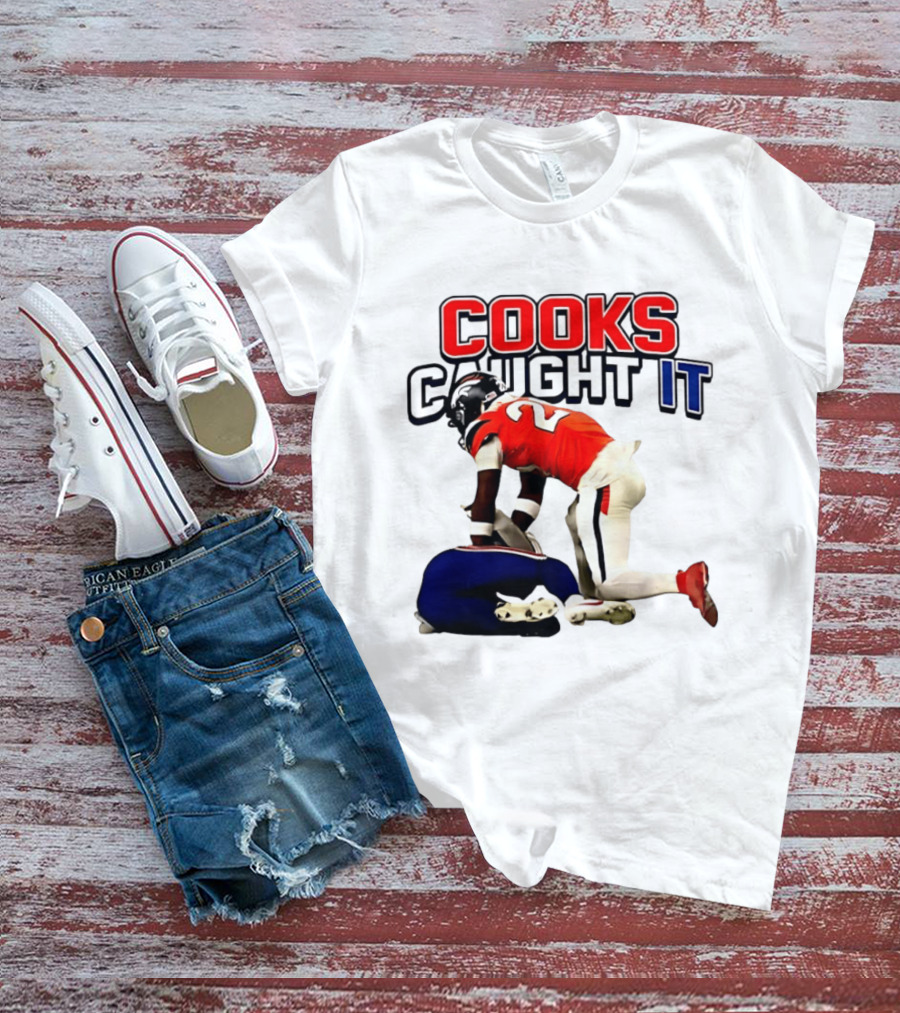Buffalo Bills Mafia Cooks Caught It Football Play T-Shirt