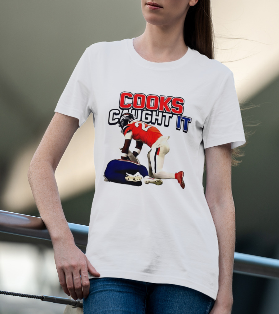 Buffalo Bills Mafia Cooks Caught It Football Play T-Shirt