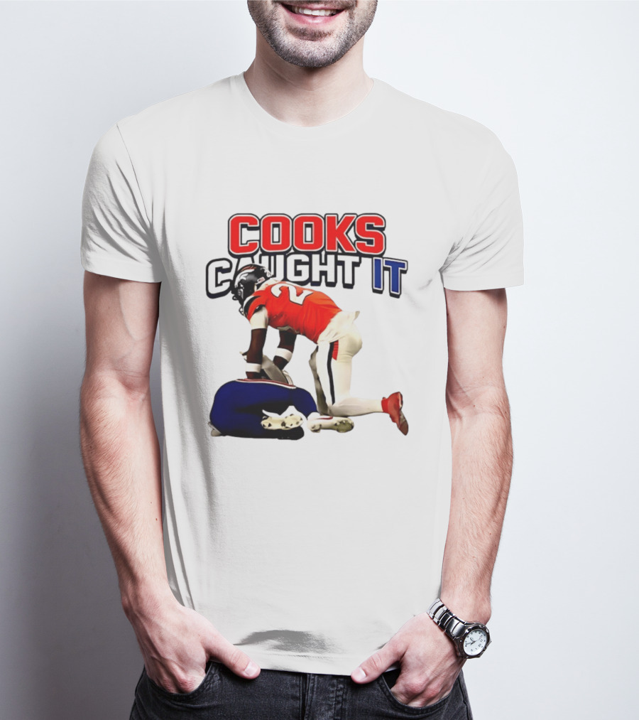 Buffalo Bills Mafia Cooks Caught It Football Play T-Shirt