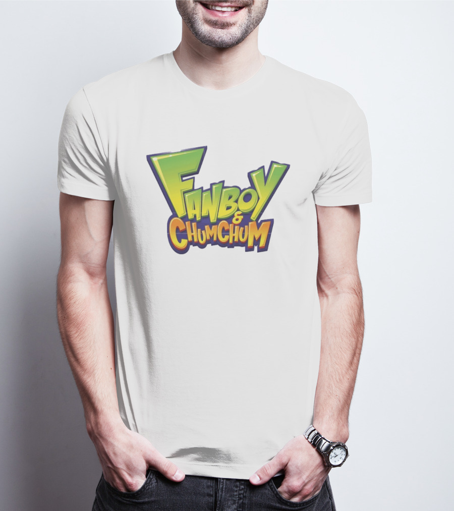 Fanboy And Chum Chum Animated Series Logo Merchandise T-Shirt