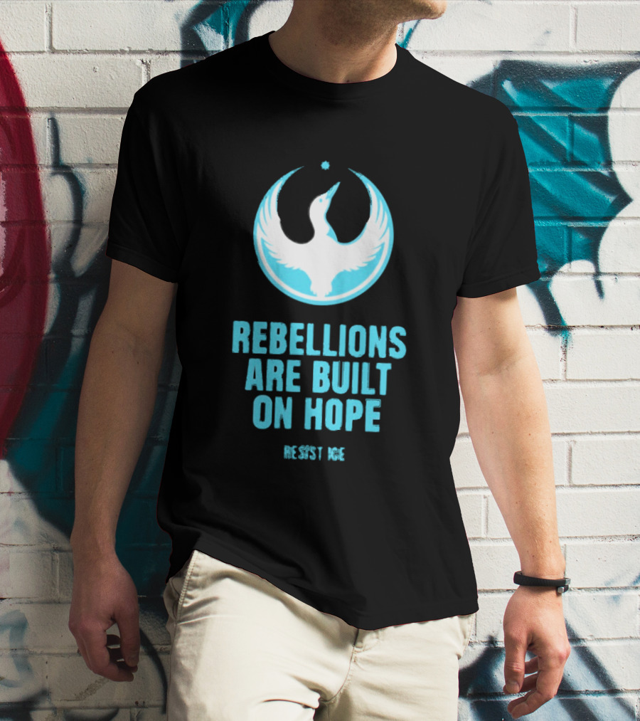 Rebellions Are Built On Hope Resist ICE Dove T-Shirt