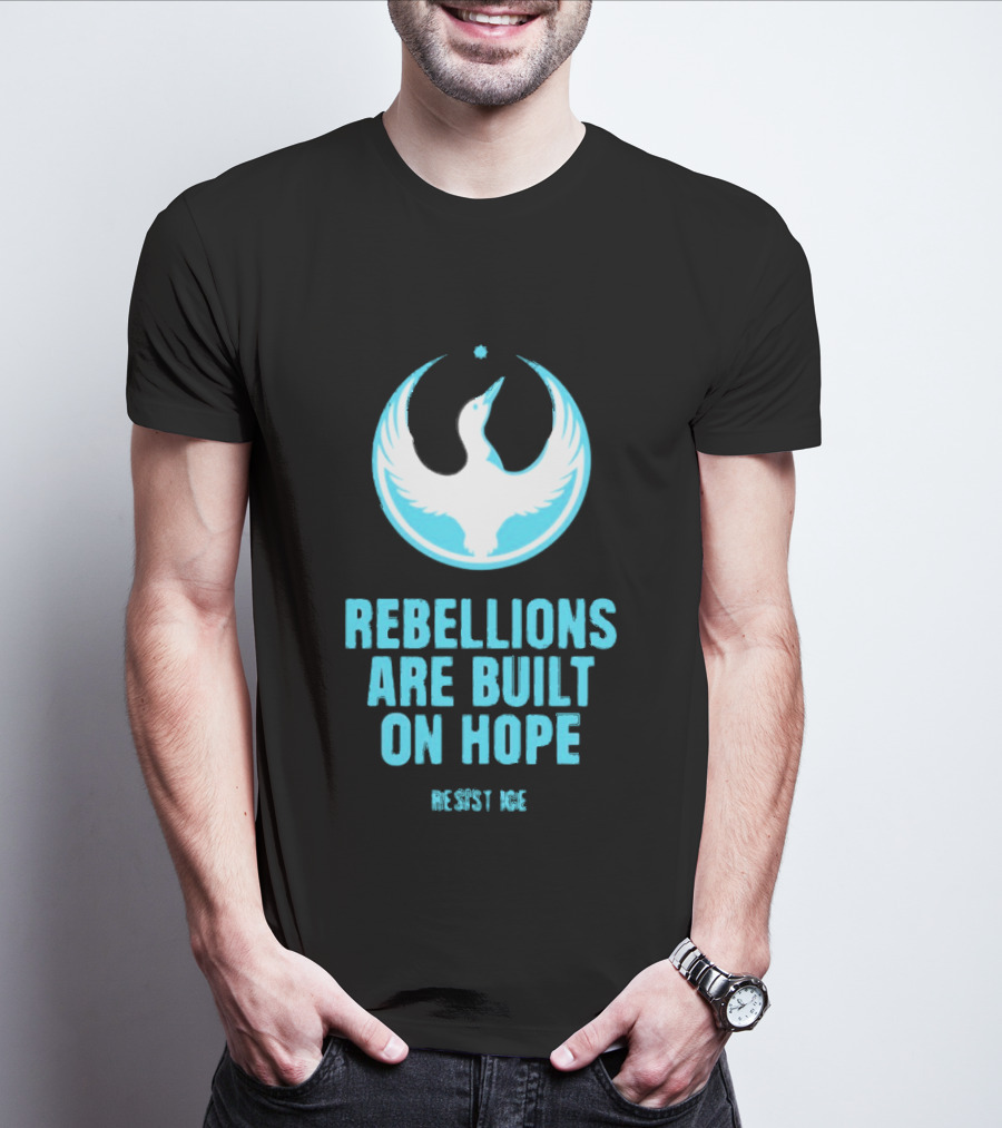 Rebellions Are Built On Hope Resist ICE Dove T-Shirt