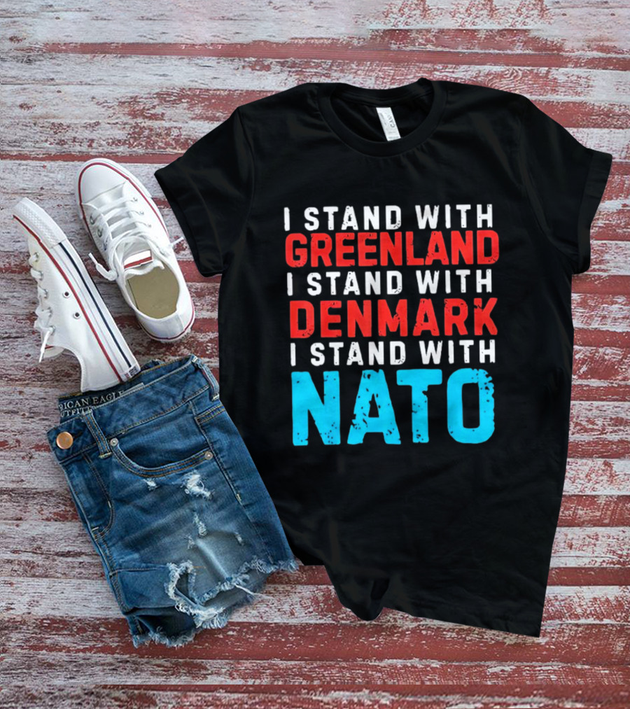 I Stand With Greenland Denmark NATO Support T-Shirt