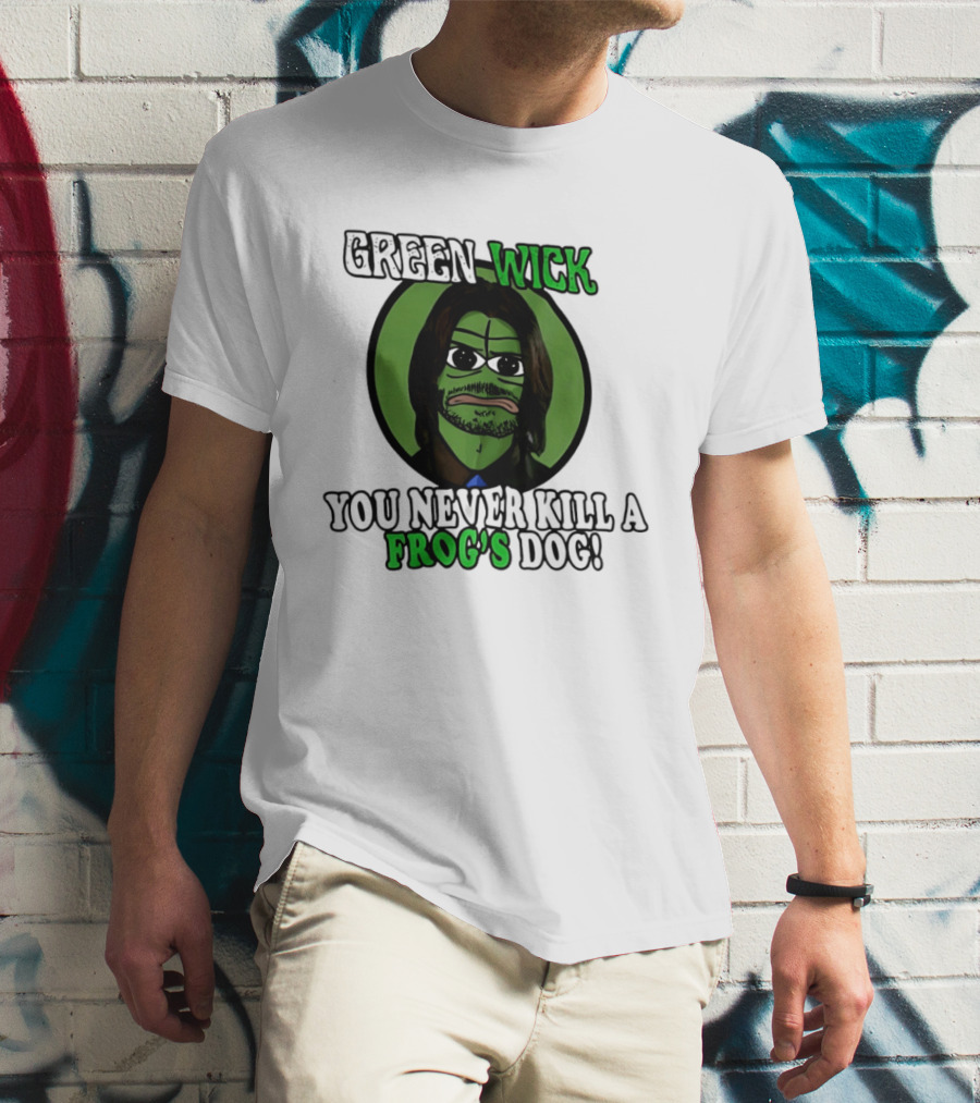 Green Wick You Never Kill A Frog's Dog T-Shirt
