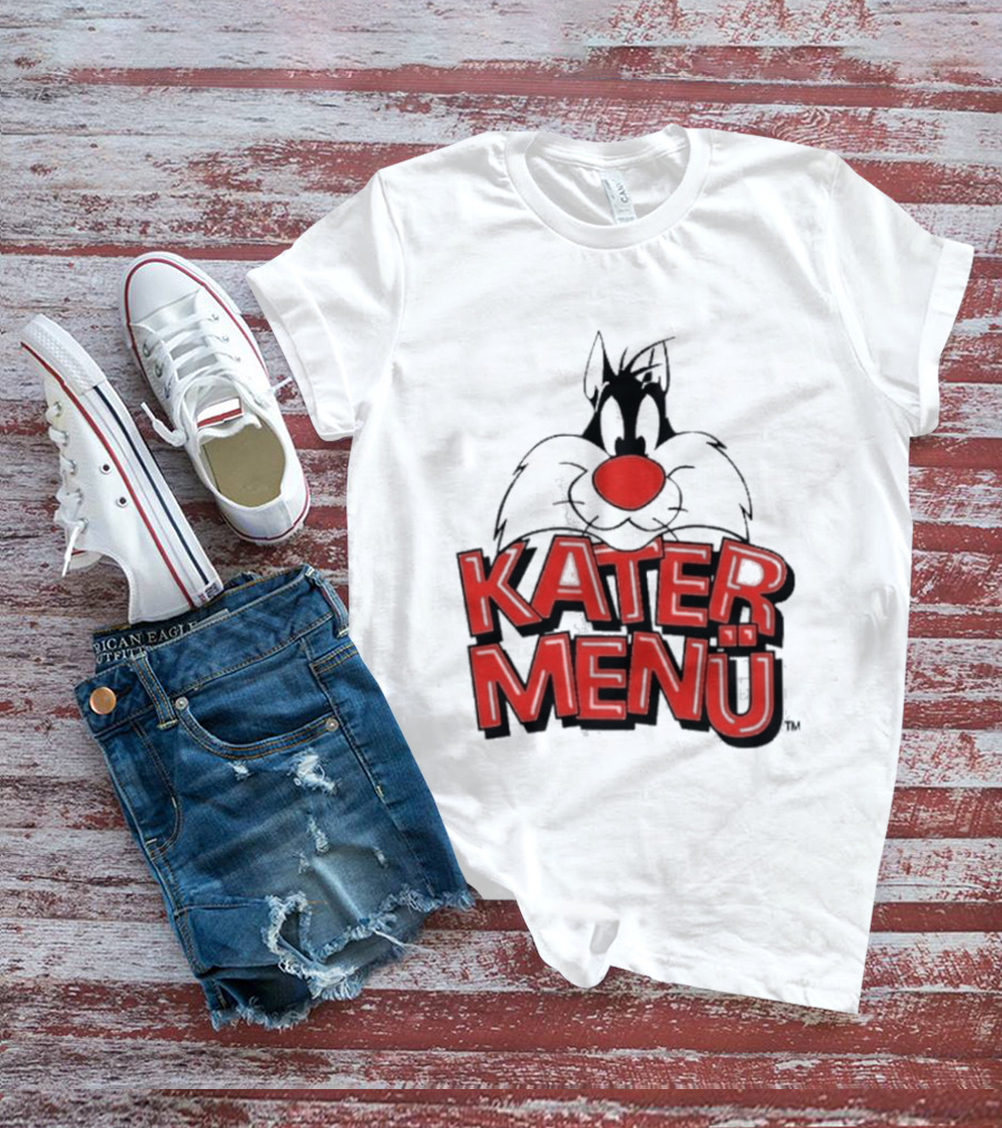 Kater Menü White Cat T-Shirt