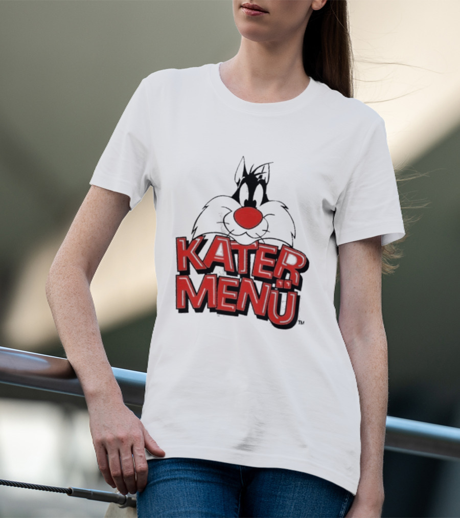 Kater Menü White Cat T-Shirt