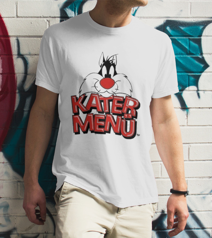 Kater Menü White Cat T-Shirt