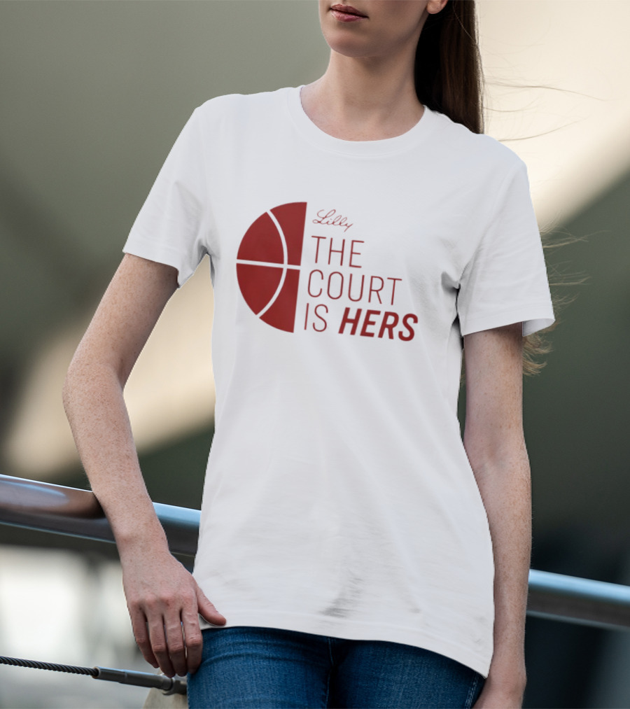 Lilly The Court Is Hers Basketball T-Shirt