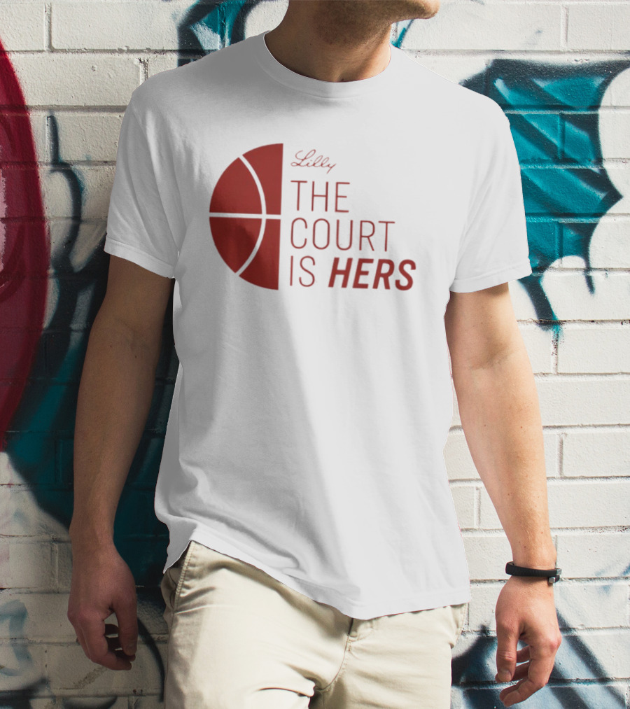 Lilly The Court Is Hers Basketball T-Shirt