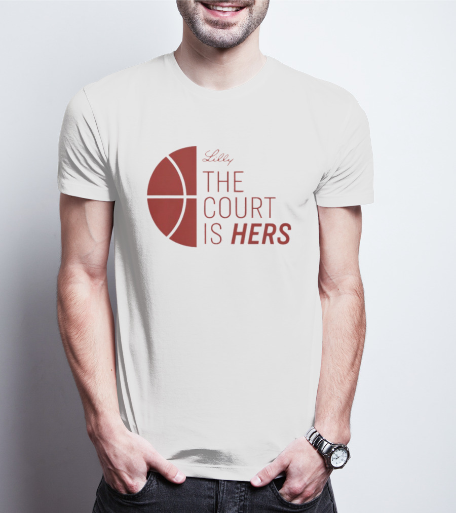 Lilly The Court Is Hers Basketball T-Shirt