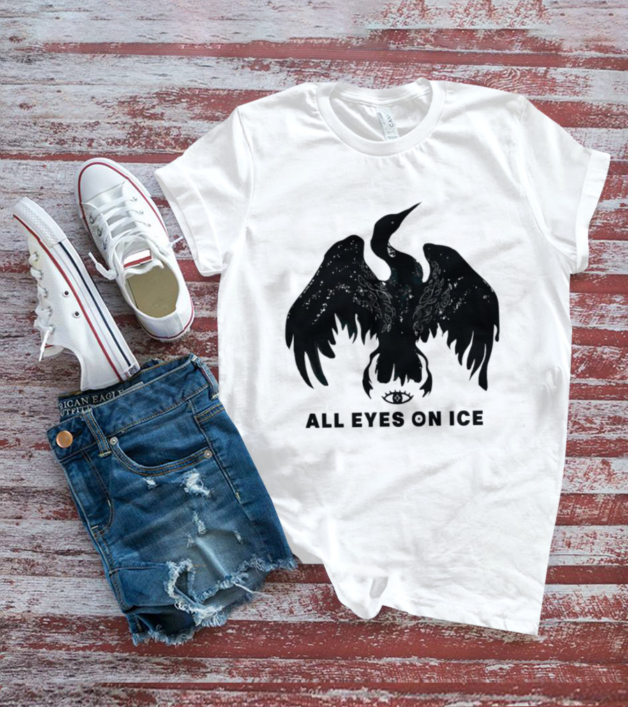 All Eyes On ICE Minnesota Rebel Loon Bird T-Shirt