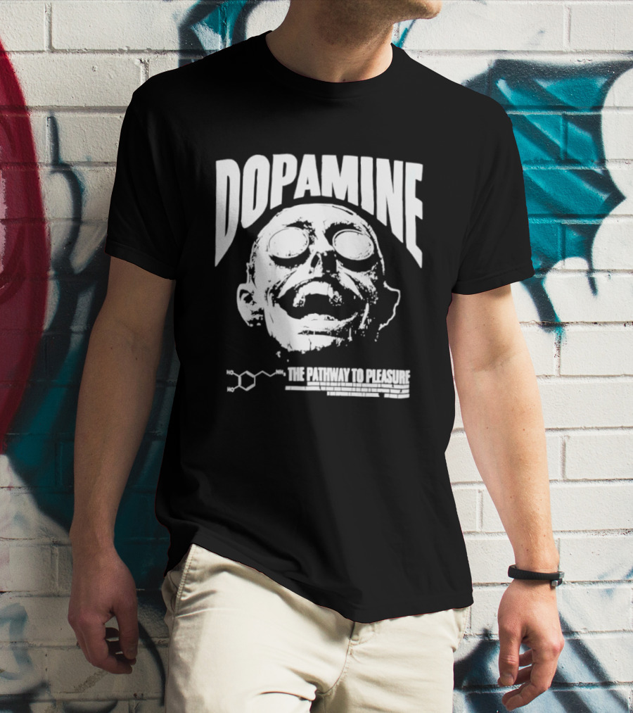 Dopamine The Pathway To Pleasure Molecular Formula Head T-Shirt