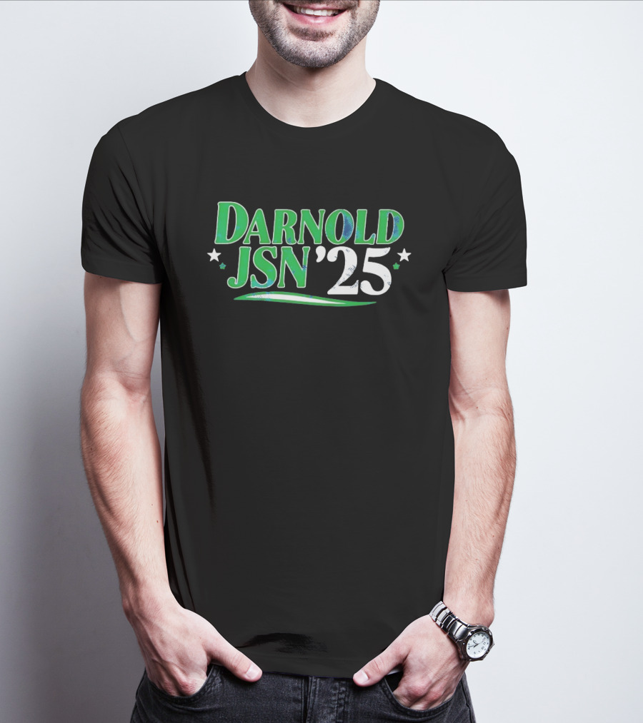 Darnold JSN '25 Stars Green And White T-Shirt