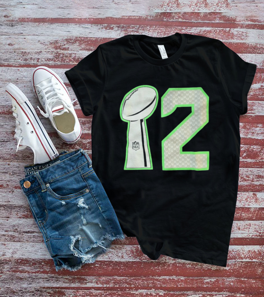 Seattle Seahawks SEA 12 Football T-Shirt