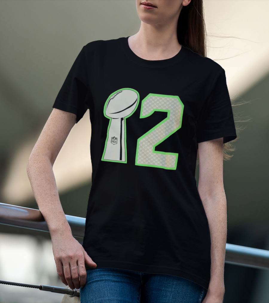 Seattle Seahawks SEA 12 Football T-Shirt